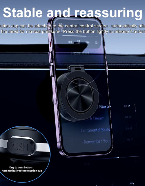 Load image into Gallery viewer, 360°Rotatable Car Magnetic Holder Intelligent Vacuum Adsorption Phone Holder Car Mount Windshield Magnetic Car Stable Holder
