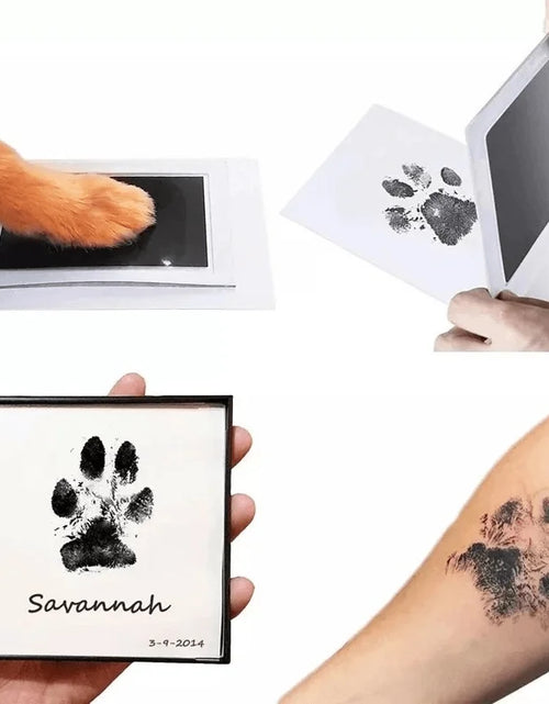 Load image into Gallery viewer, Pet Paw Print Ink Pad for Dogs, Touchless Ink Pad Pet Footprint Pad for Memorial Supplies
