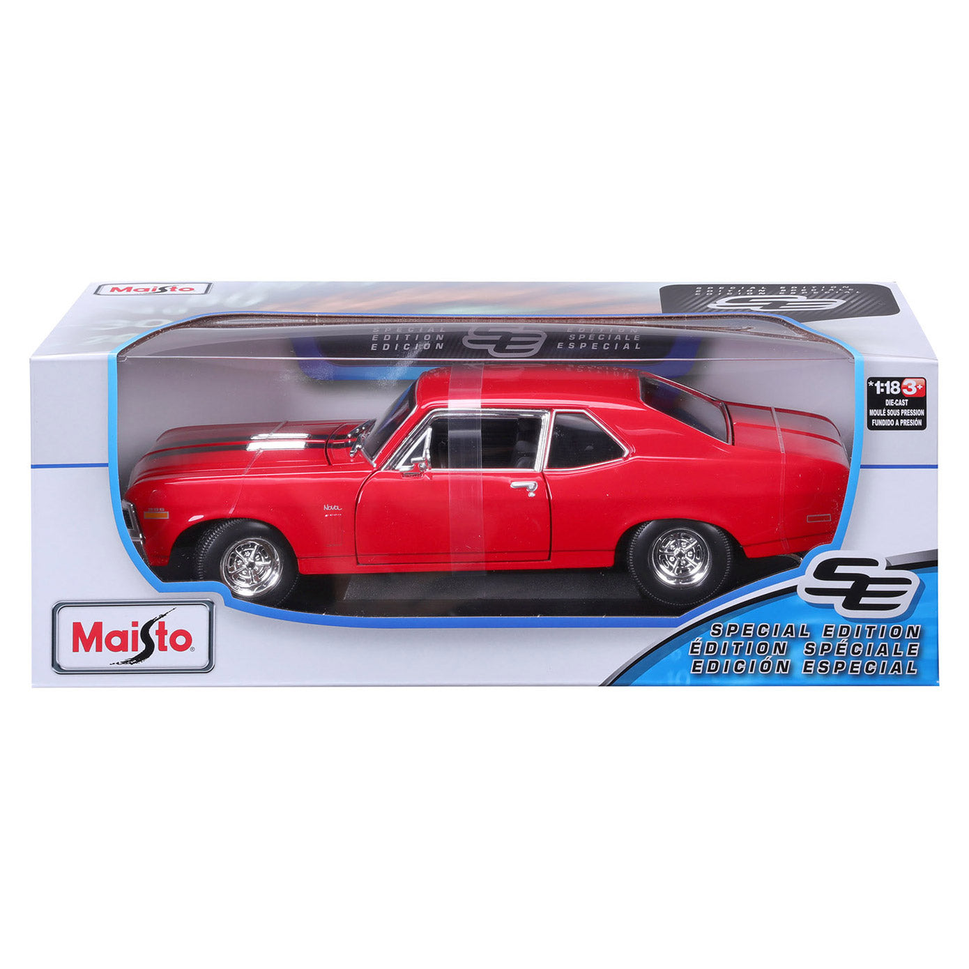 1:18 SE 1970 Chevrolet Nova SS Coupe Die-Cast Model