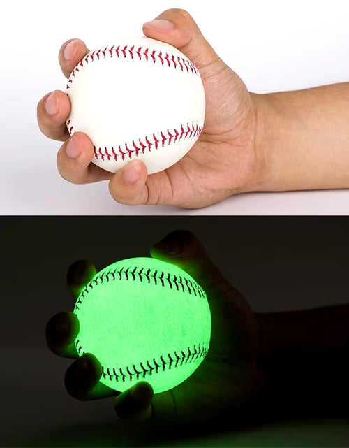 Load image into Gallery viewer, High Quality Noctilucent Baseball Glow in the Dark Noctilucent Baseball Luminous Ball Gifts for Night Pitching Hitting
